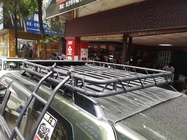 円形の管の屋根のバスケットのための普遍的な鉄鋼鉄SUVの側面の梯子
